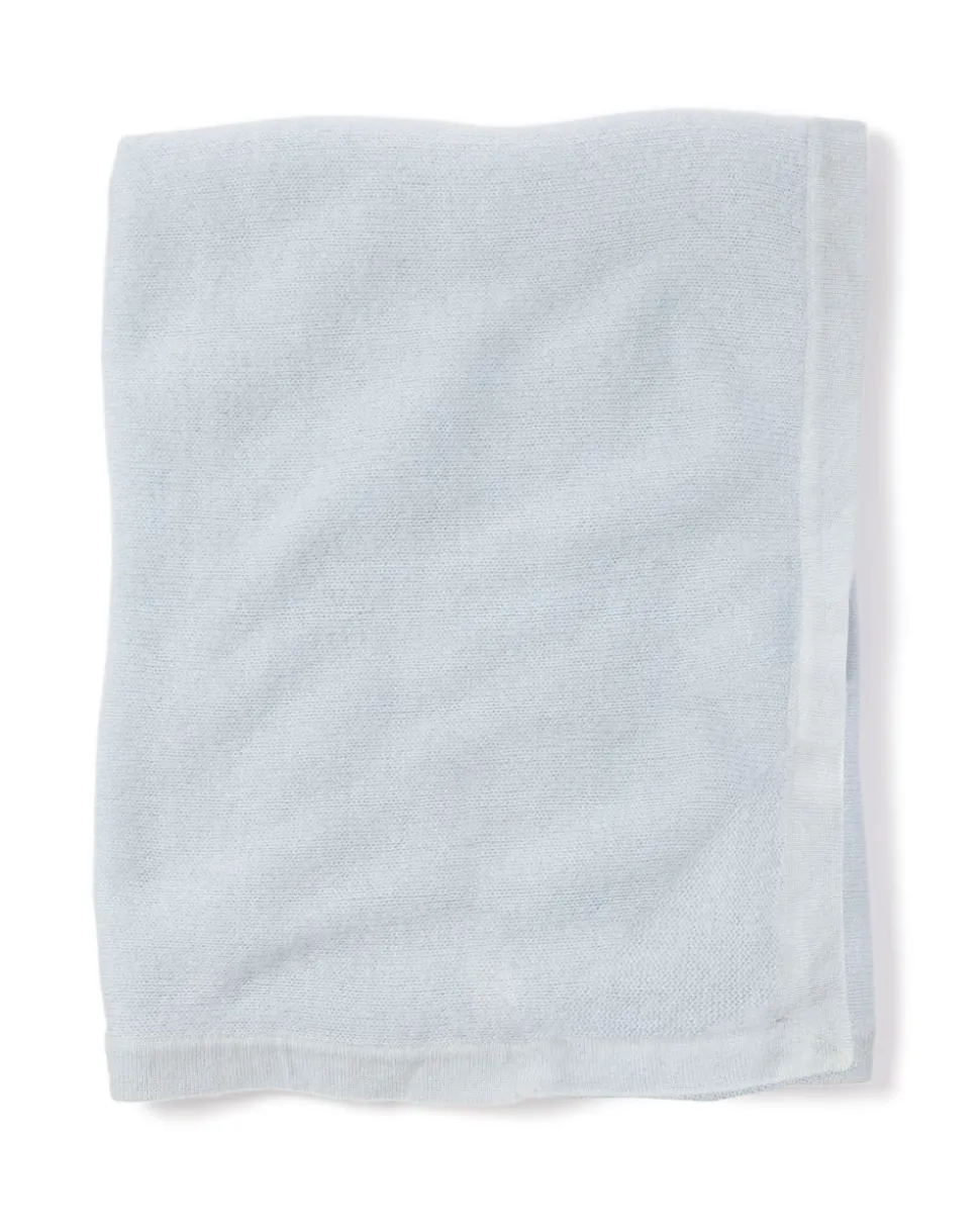 100% Cashmere Baby Blanket in Indigo