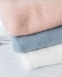 100% Cashmere Baby Blanket in Indigo