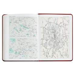 2026 Desk Diary in Brown Leather
