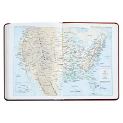 2026 Desk Diary in Brown Leather
