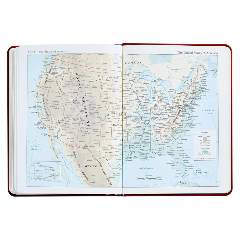 2026 Desk Diary in Brown Leather