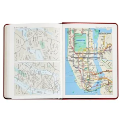 2026 Desk Diary in Brown Leather