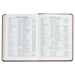 2026 Desk Diary in Brown Leather
