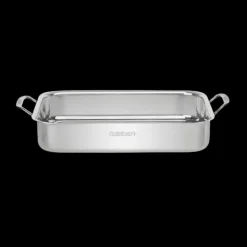 14" Lasagna Pan with Stainless Roasting Rack in Stainless Steel