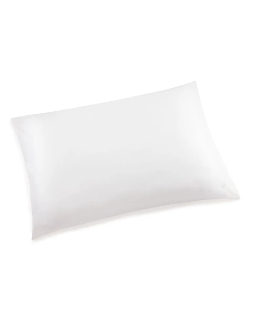 100% Mulberry White Silk Pillow Cover