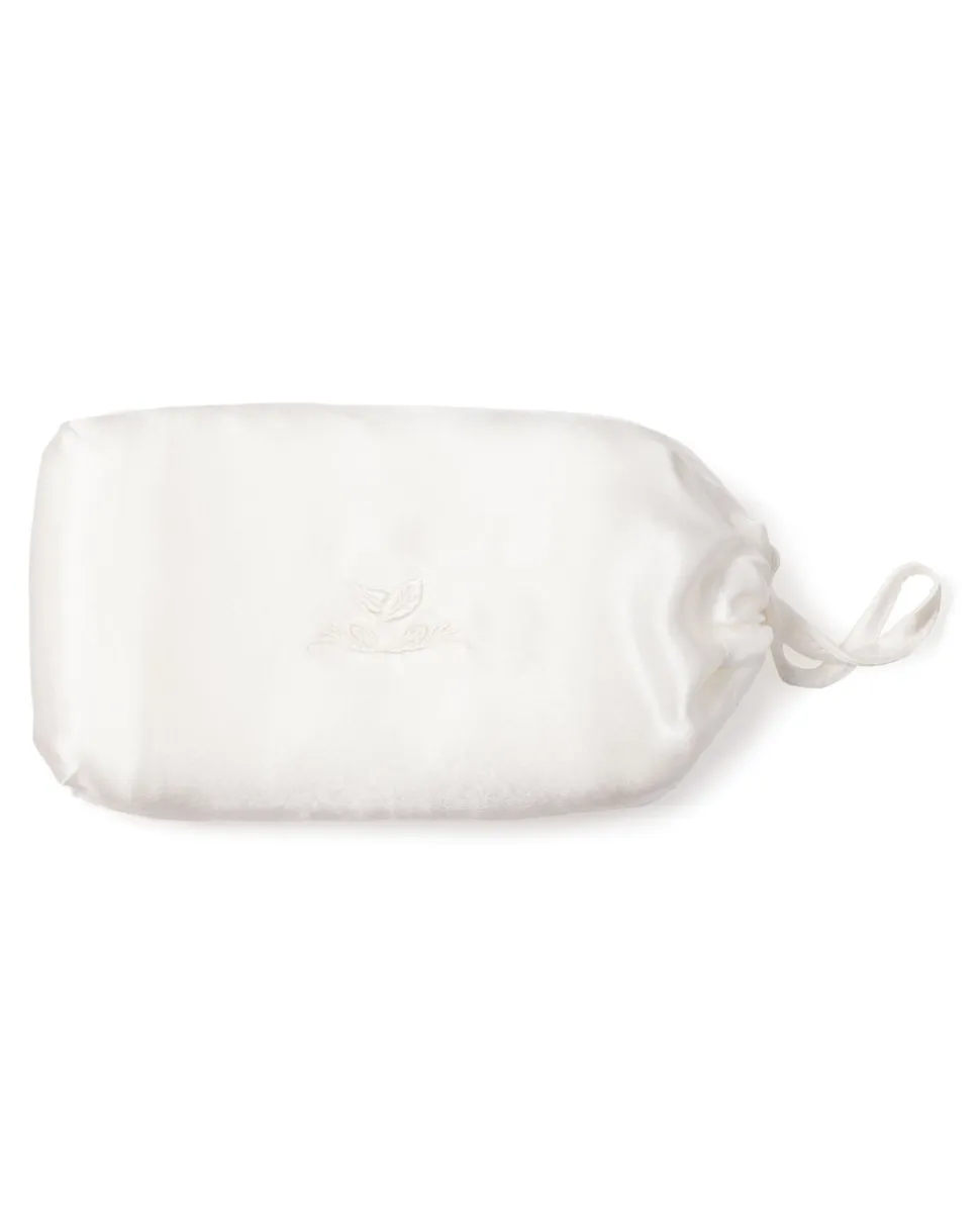 100% Mulberry White Silk Pillow Cover