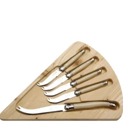5 Piece Cheese Set in Ivory