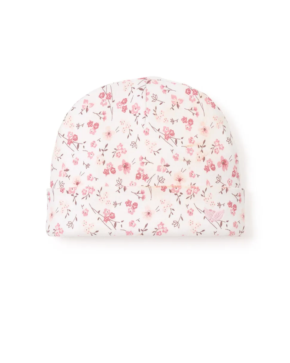 100% Pima Cotton Dorset Floral Baby Hat