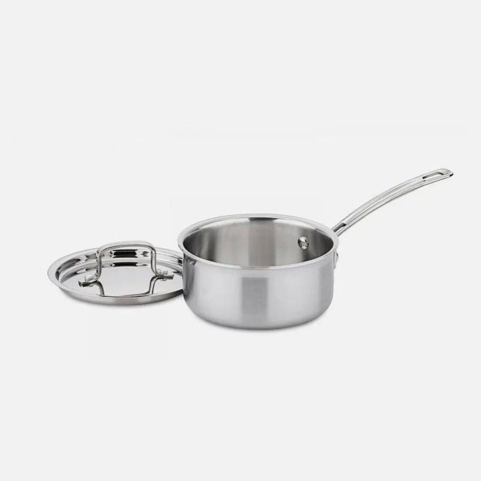 1.5 Quart Saucepan with Cover in Stainless Steel
