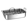 15" Stainless Steel Roaster with Nonstick Rack in Stainless Steel
