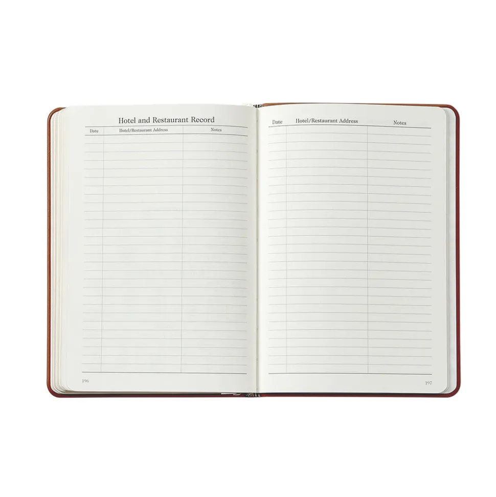 2026 Weekly Notebook in Blue Pebble Grain Leather