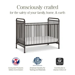 Abigail 3-in-1 Convertible Crib in Vintage Iron