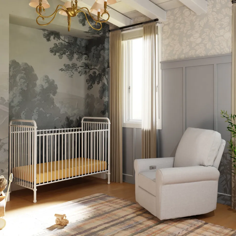 Abigail 3-in-1 Convertible Crib in Washed White