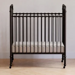 Abigail 3-in-1 Convertible Mini Crib in Vintage Iron
