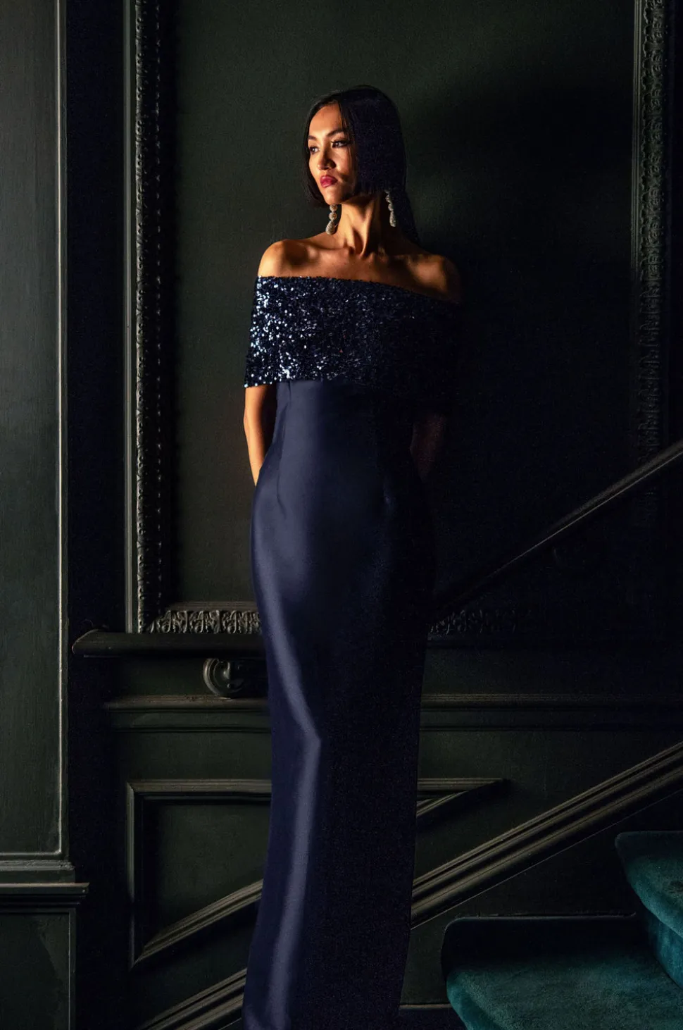 Ada Gown in Poseidon Night Sky