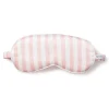 Adult Pink Stripe Silk Sleep Mask