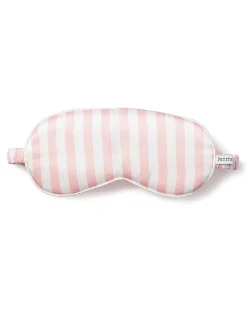 Adult Pink Stripe Silk Sleep Mask