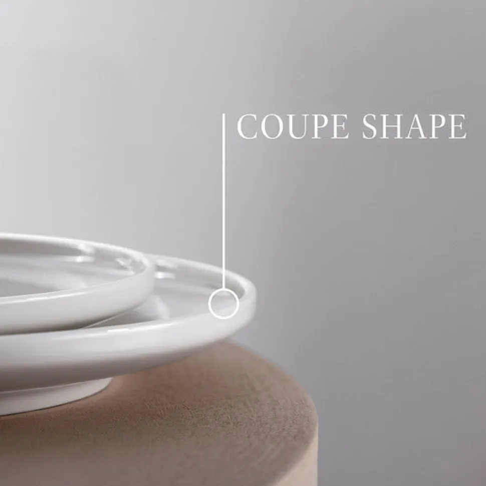 Afina Salad Plate in White