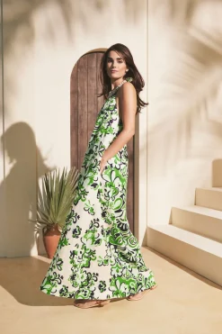 Aimee Dress in Estelle Mint