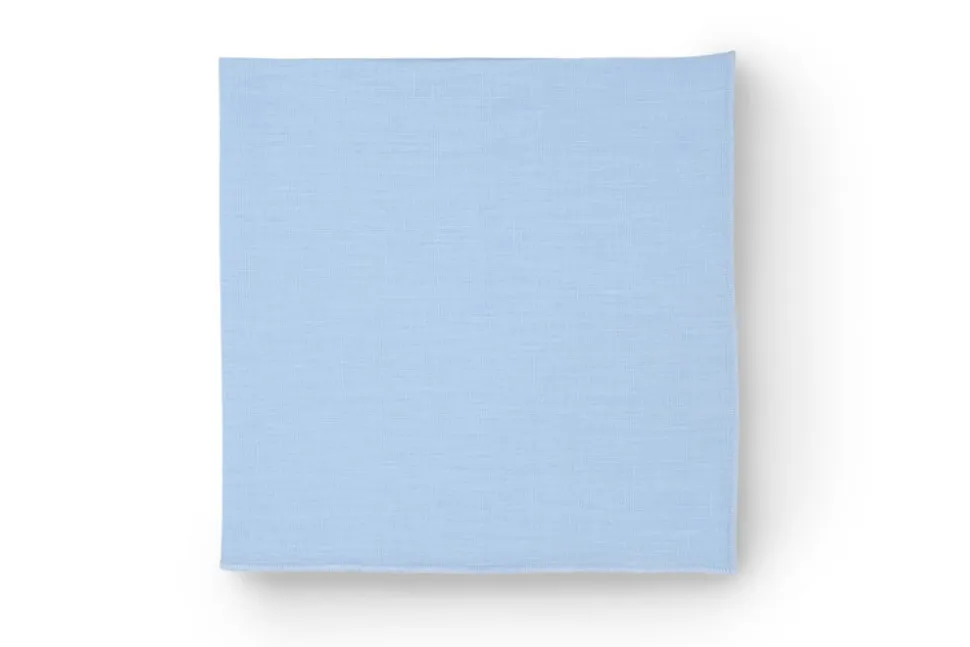 Air Blue Napkin with Blue Small Trim, Set of 4