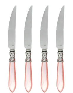 Aladdin Antique White Steak Knives, Set of 4