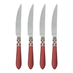 Aladdin Antique White Steak Knives, Set of 4