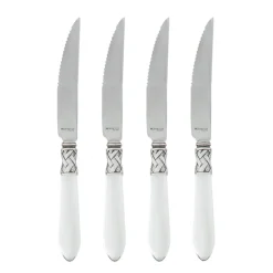 Aladdin Antique White Steak Knives, Set of 4