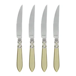 Aladdin Antique White Steak Knives, Set of 4