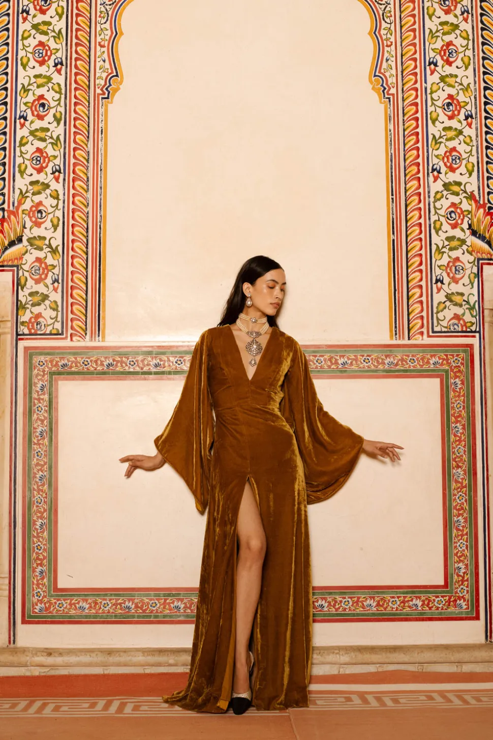 Aladdin Velvet Dress