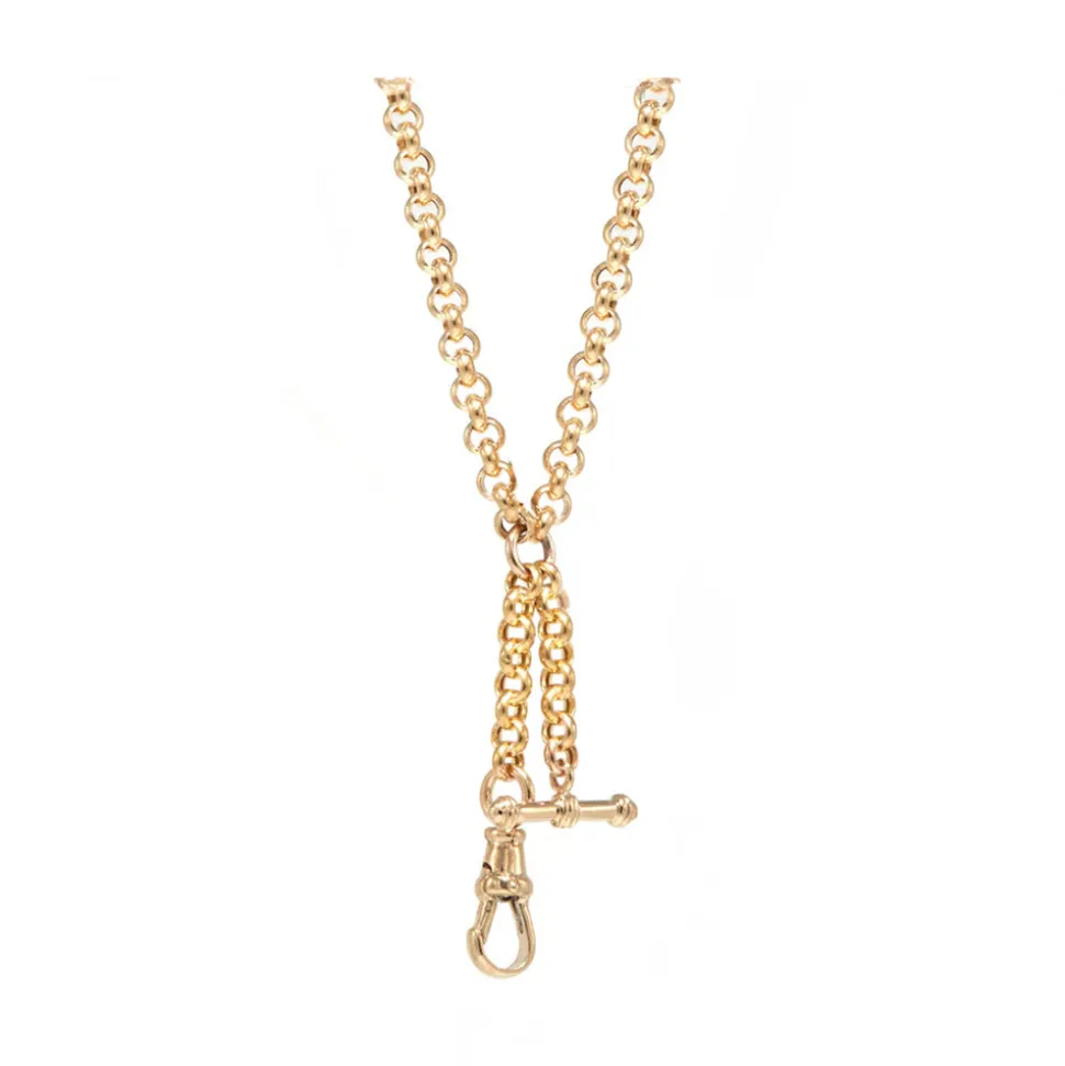 Albert Chain with Dog Clip Clasp
