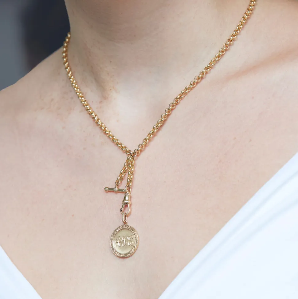 Albert Chain with Dog Clip Clasp