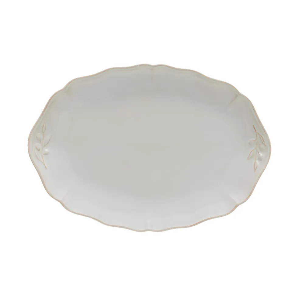 Alentejo Collection Oval Platter in White