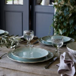 Alentejo Collection Oval Platter in Turquoise