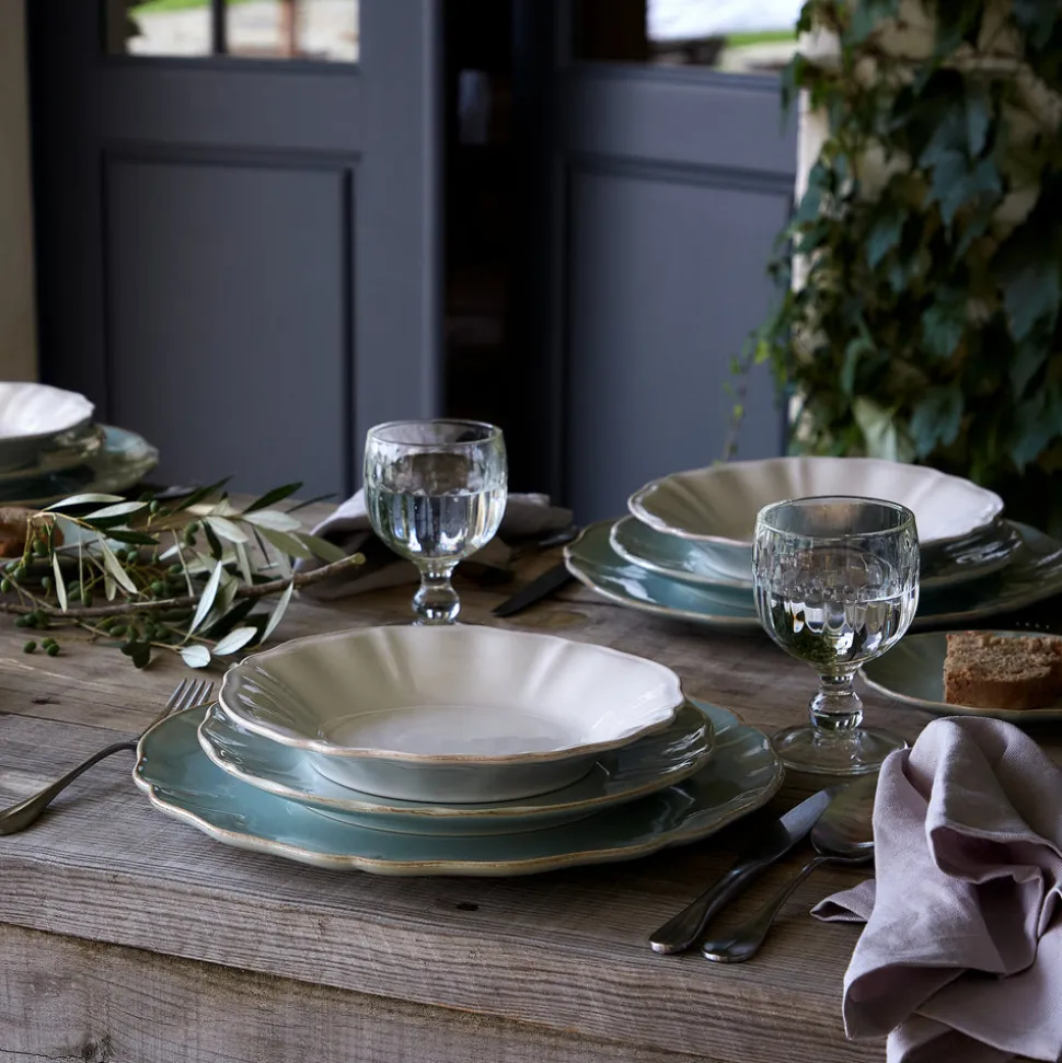 Alentejo Collection Pasta Plates in White, Set of 6