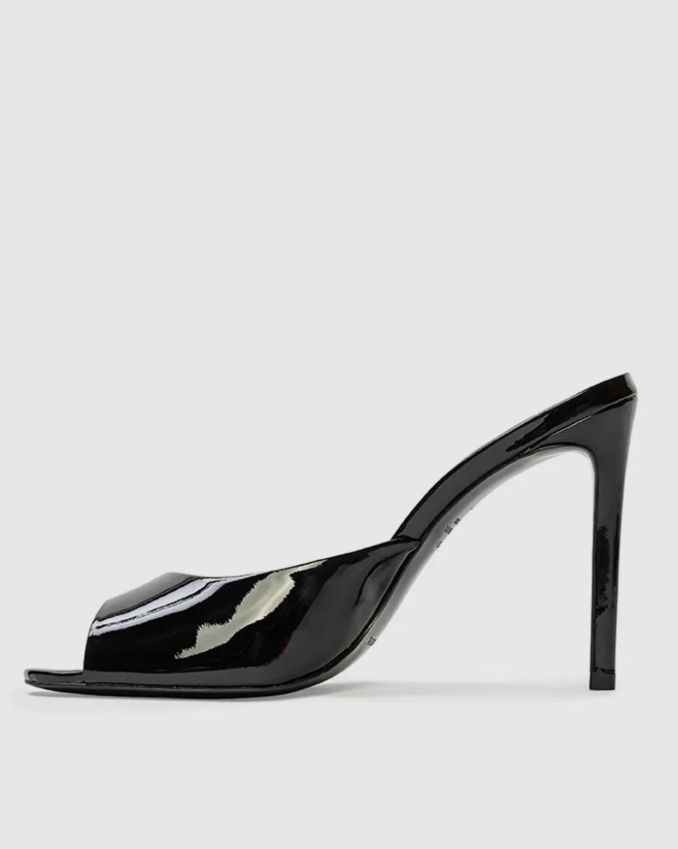 Alessia in Black Patent Leather