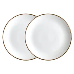 Alex Gold Set of 2, 8" Salad / Dessert Plate