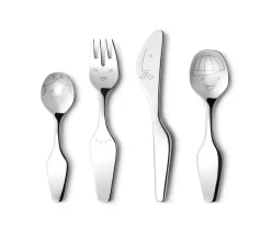 Alfredo Twist Family Cutlery Sterling Silver, Set of 4