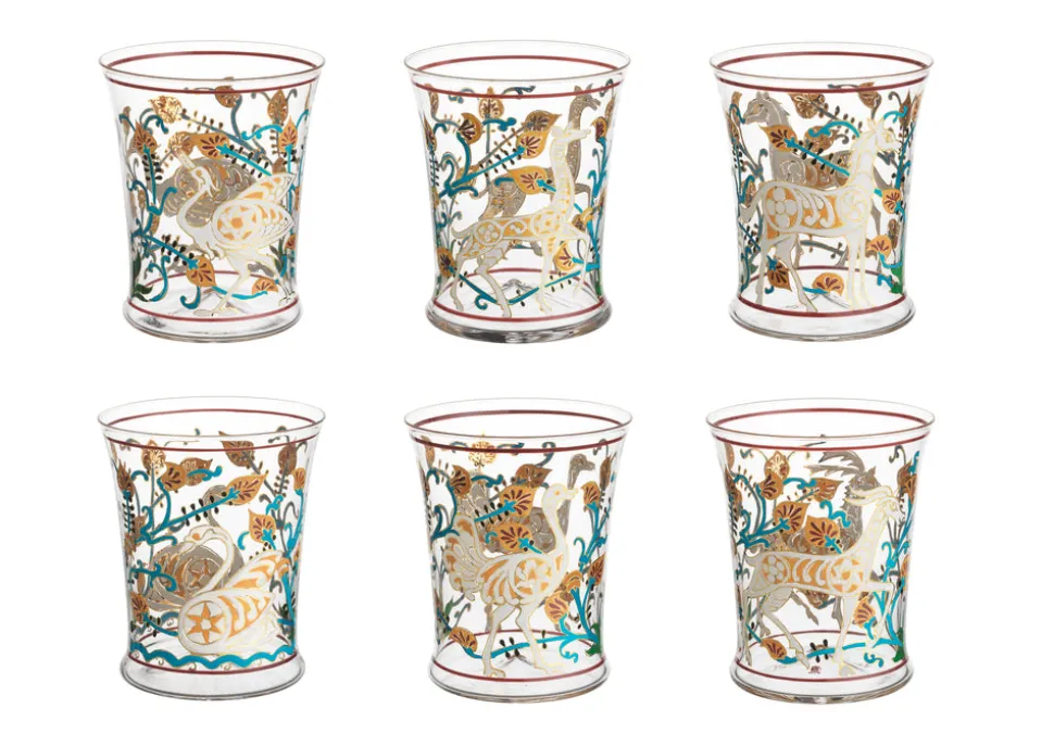 Alhambra Arabian Tumbler with Cranes