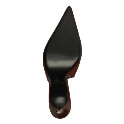 Alicia Sling Suede Pump in Root Brown