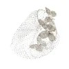 Allegra Voilette in Crystal