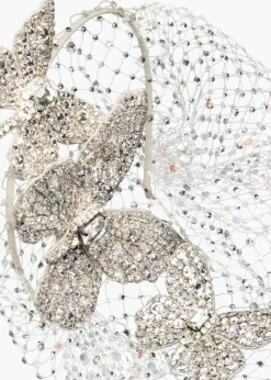 Allegra Voilette in Crystal