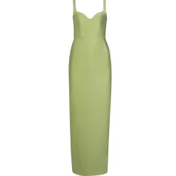 Allie Dress in Leaf Brocade