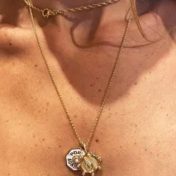 Alphabet Coin Pavé Charm
