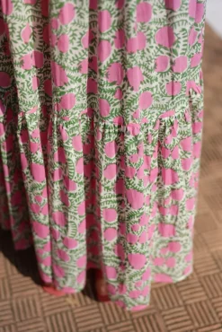 Amalfi Mermaid Dress Pink Lemon Vine