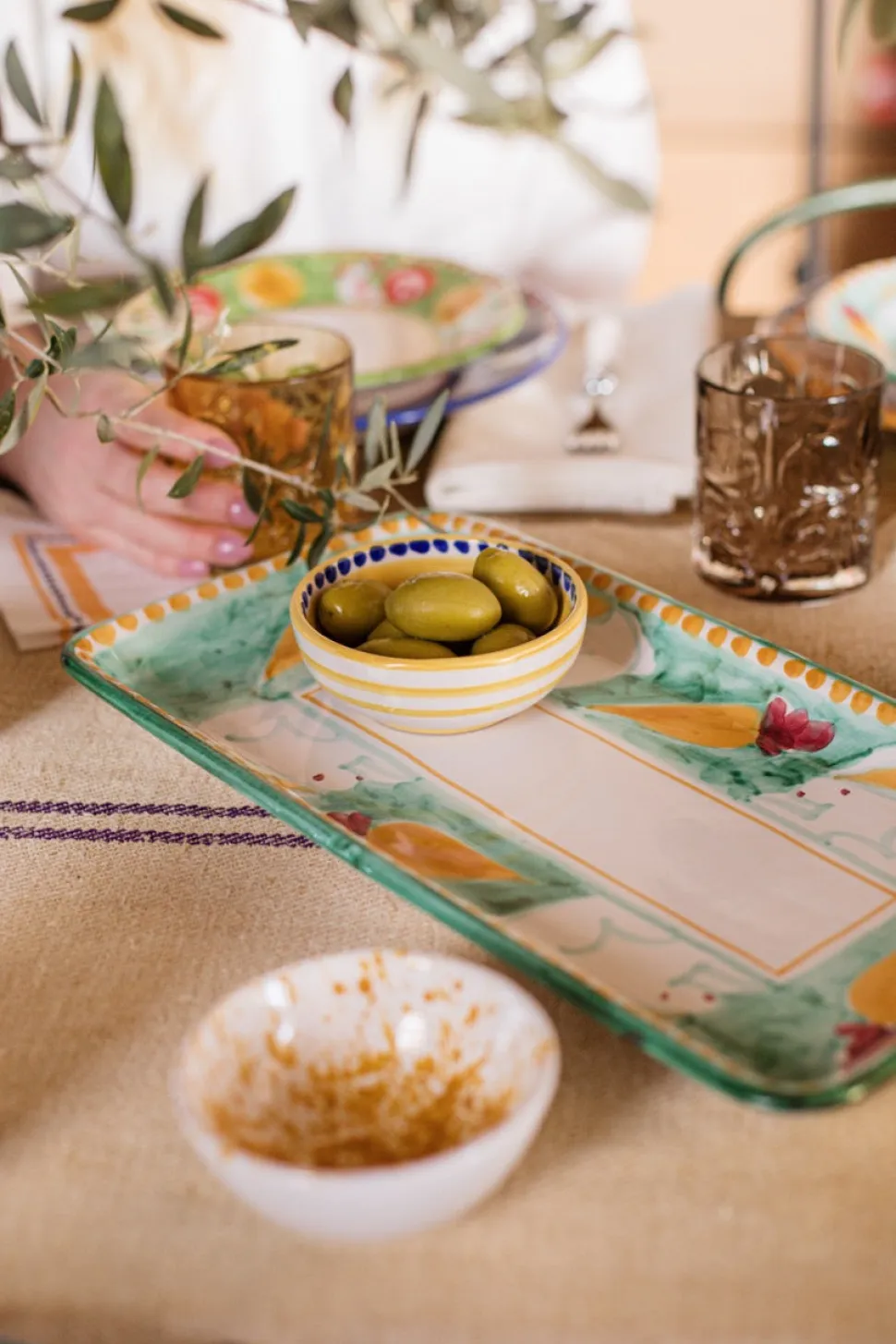 Amalfitana Splatter Dipping Bowl