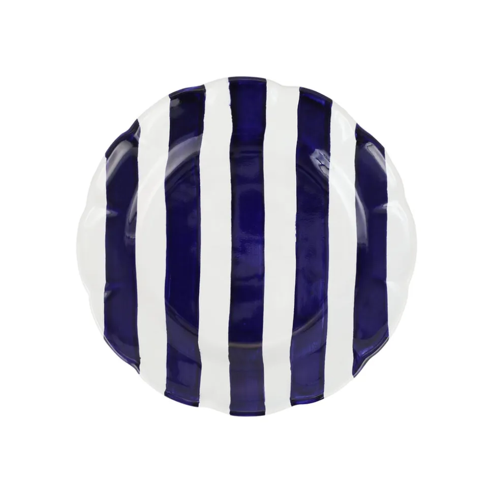 Amalfitana Stripe Salad Plate