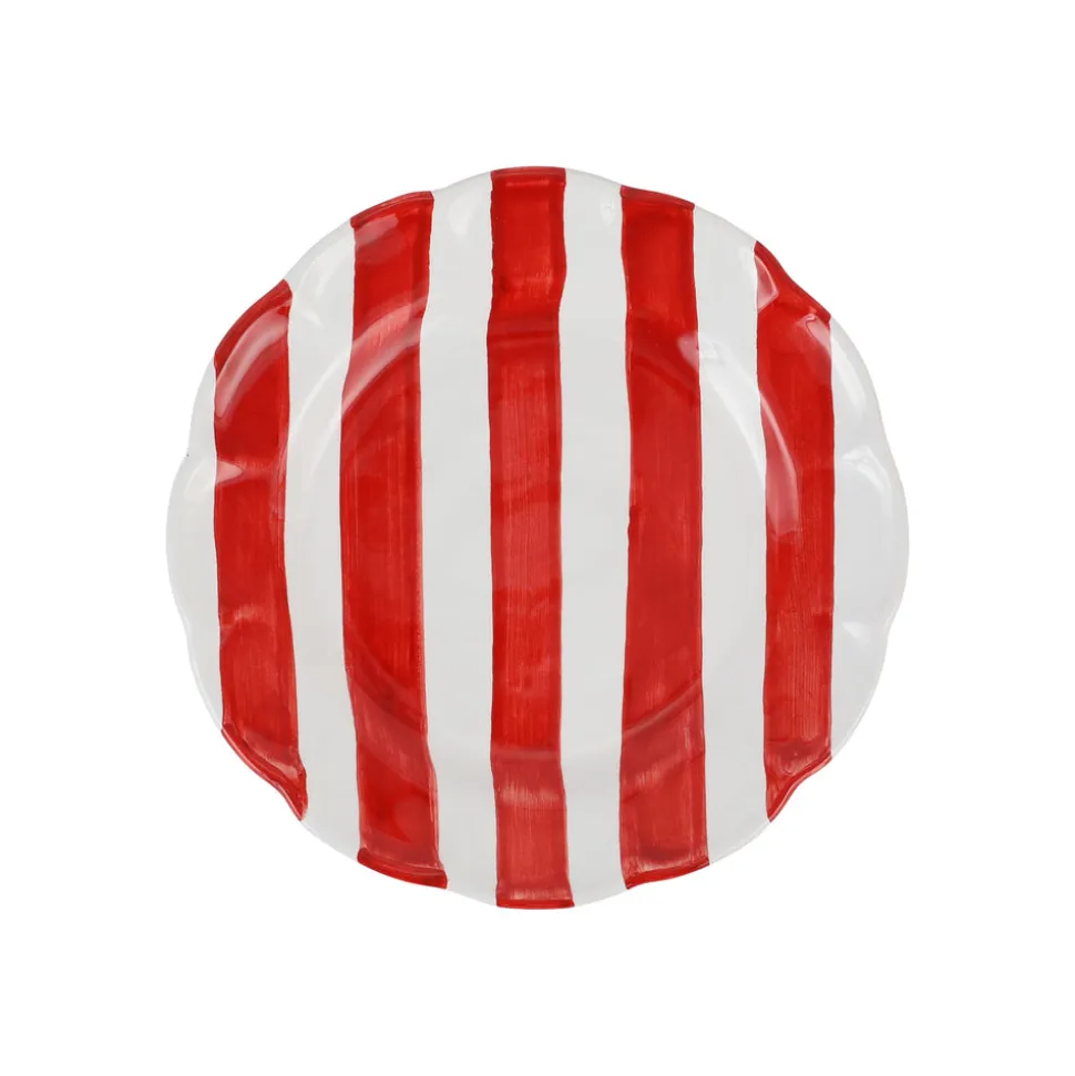 Amalfitana Stripe Salad Plate