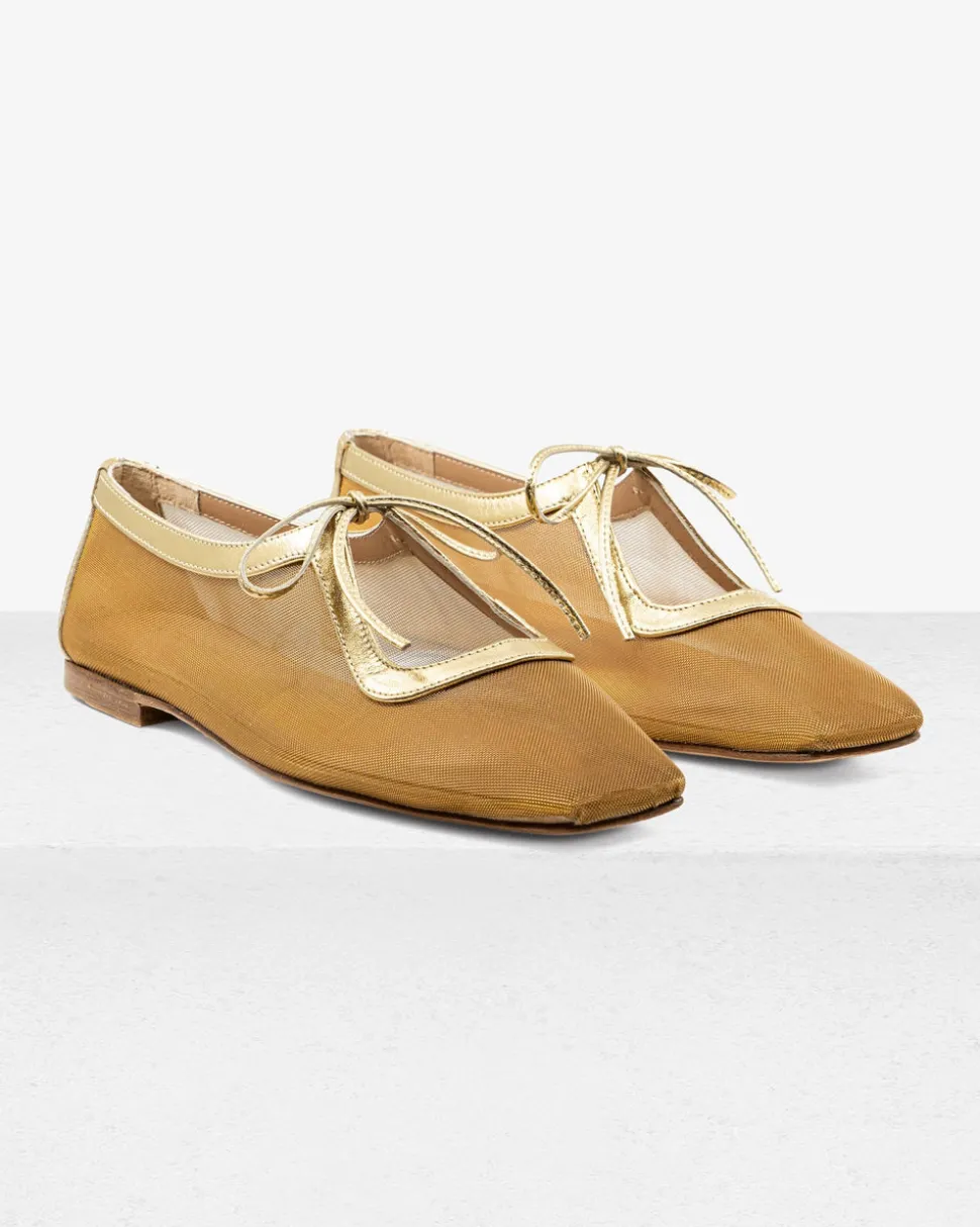 Amelia Clear Mesh Gold