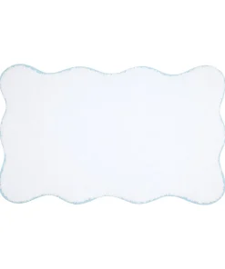 Amelia Scalloped Bath Mat
