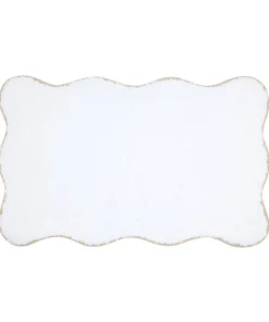 Amelia Scalloped Bath Mat